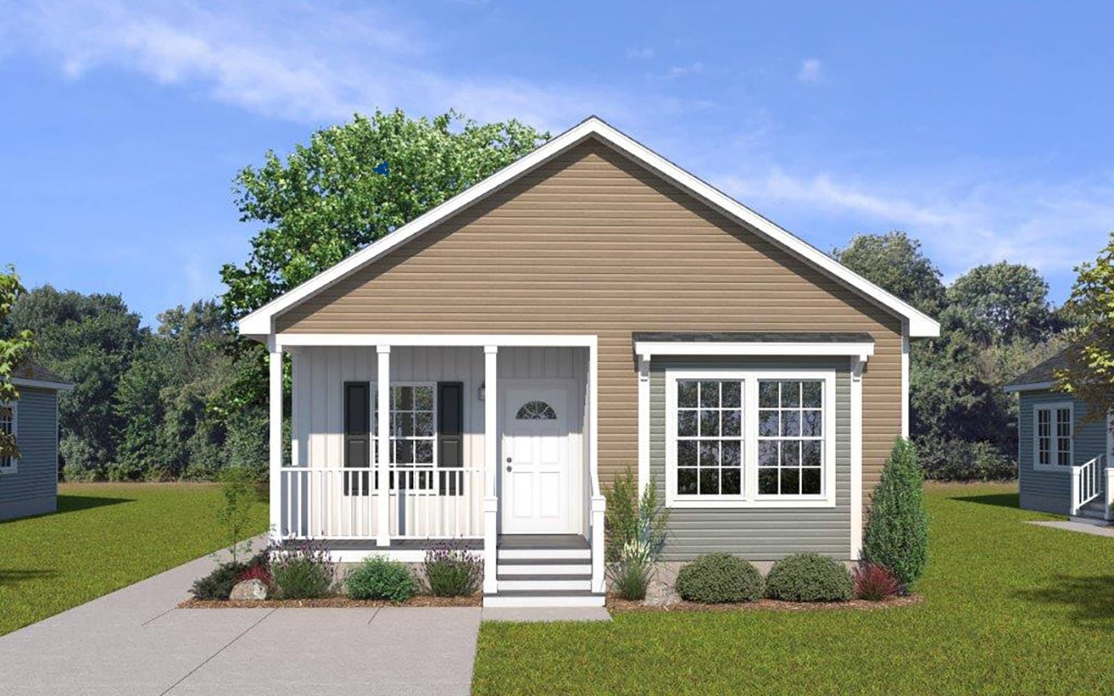 Ironclad end-loader 2856-07  hero, elevation, and exterior home features