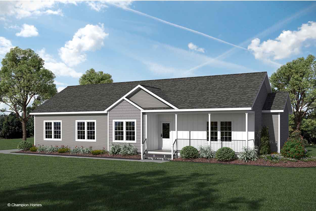 Montgomery 3266 hero, elevation, and exterior home features